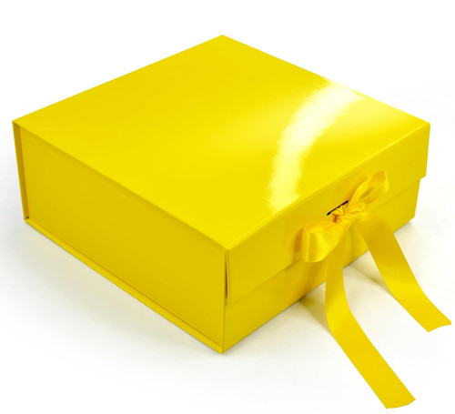 MEDIUM Yellow Glow Gift Packaging Boxes | Buy Rigid Boxes