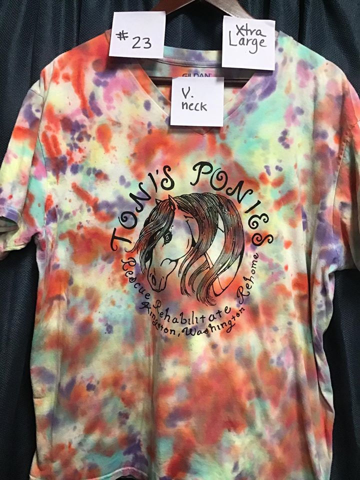 Thumbnail: Toni's Ponies Tie dyed Tanks/V-necks