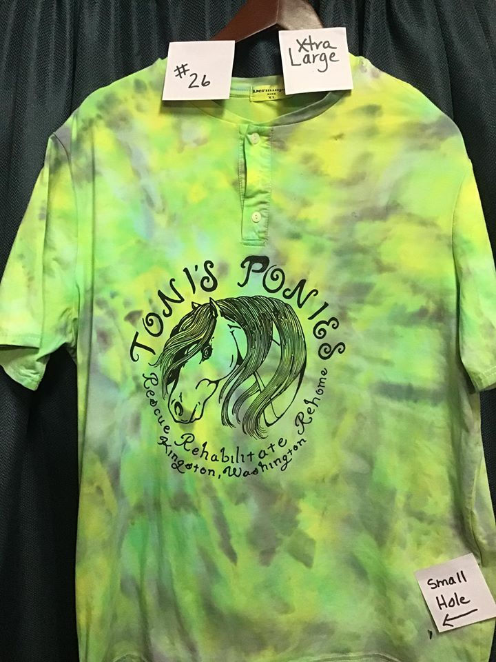 Thumbnail: Toni's Ponies Tie dyed Tanks/V-necks