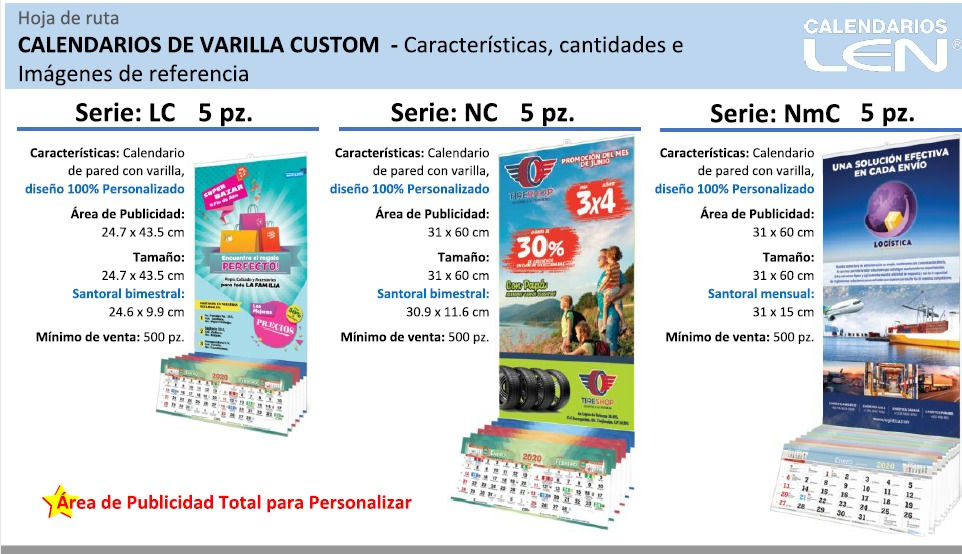 Miniatura: Calendarios de pared
