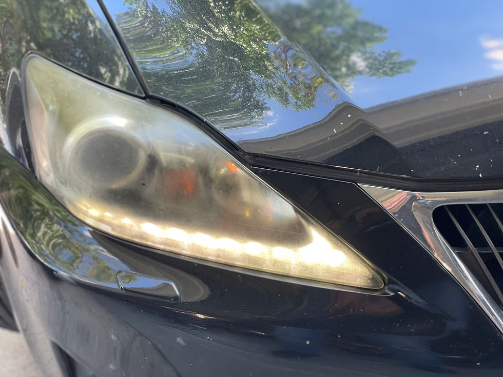 2012 Lexus is250 R&I, Buff, Led bulb update.