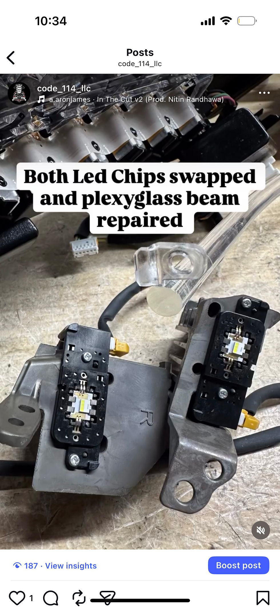 Miniatura: 2021–2023 Lexus LS500 LED Headlight DRL Repair Service