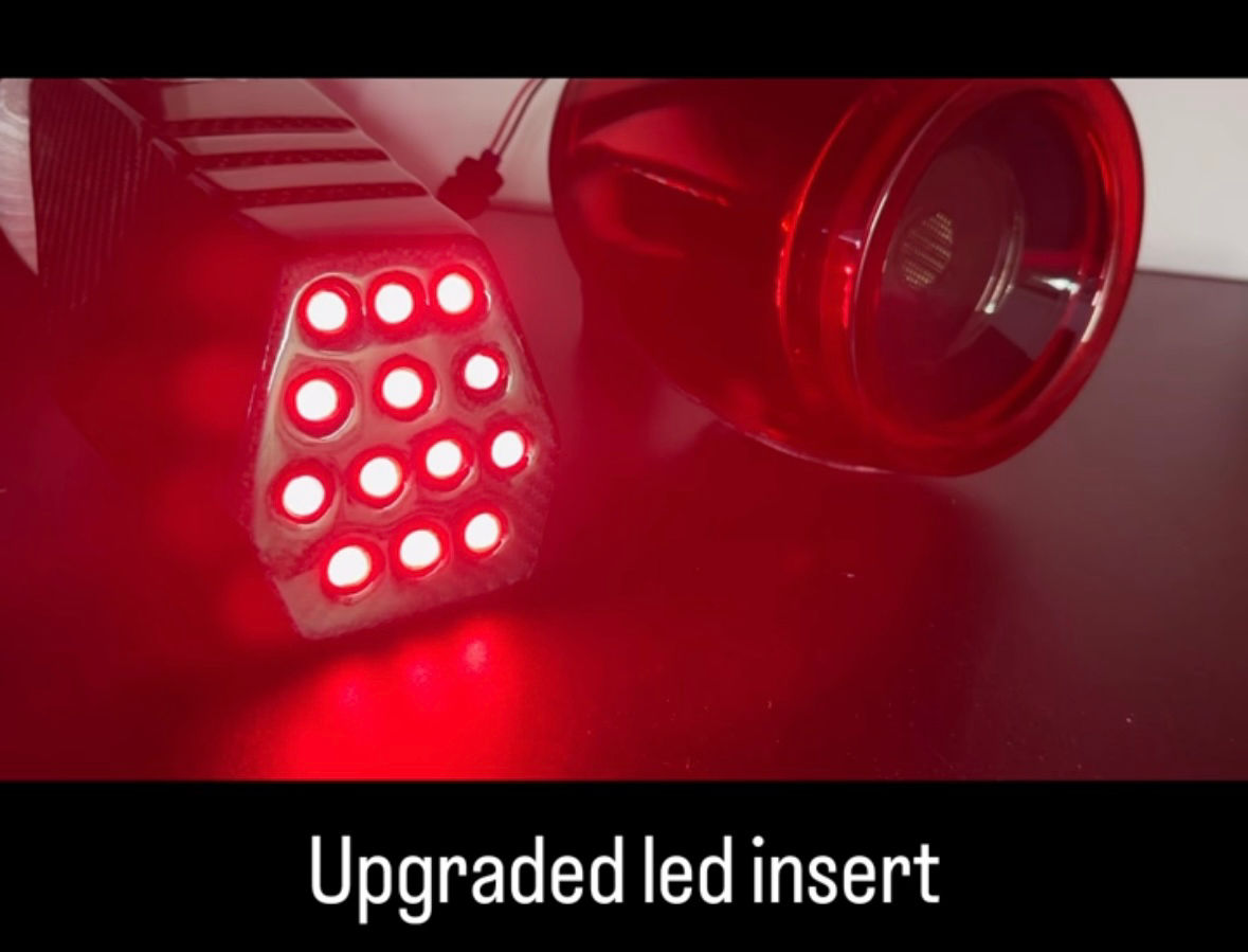 2024–2026 Lamborghini Revuelto Center Carbon Fiber LED Taillight (Upgraded Inser