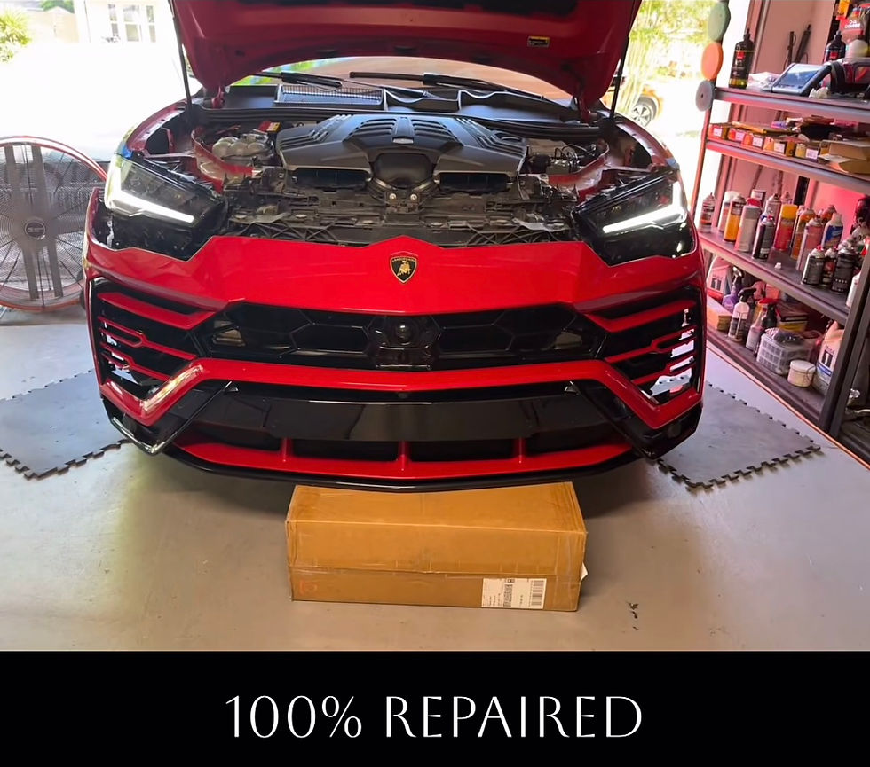 Miniatura: 2018–2022 Lamborghini Urus Headlights DRL Light Guide Repair Service Both Sides