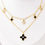 Minijatura: Emma Flower Double Necklace