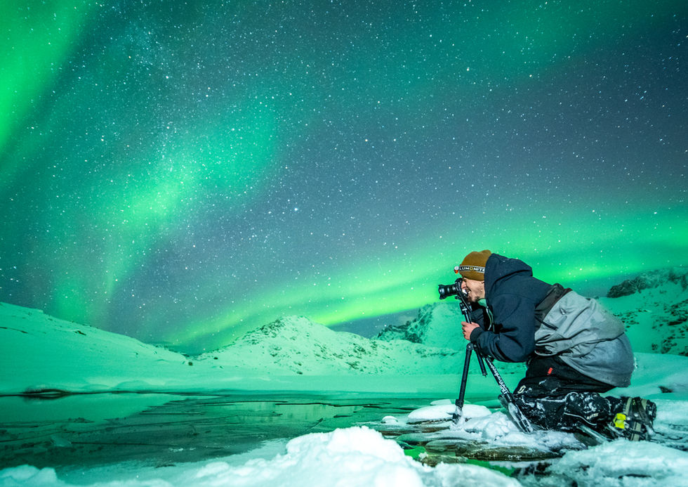 Aurora Borealis in the sky