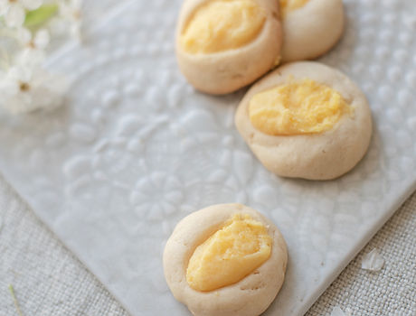 Lemon Custard Cheesecake Thumbprint Cook