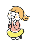 ジャンプする女の子