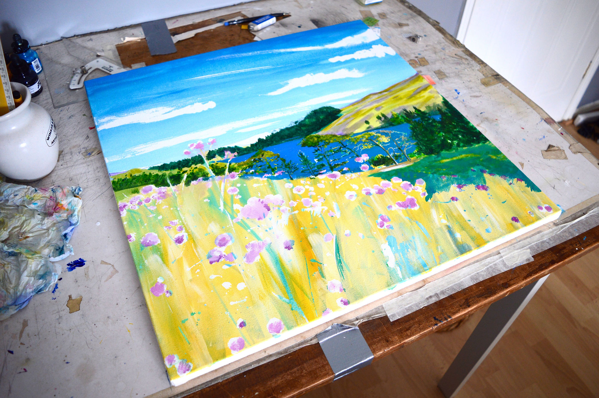 Painting in progress!