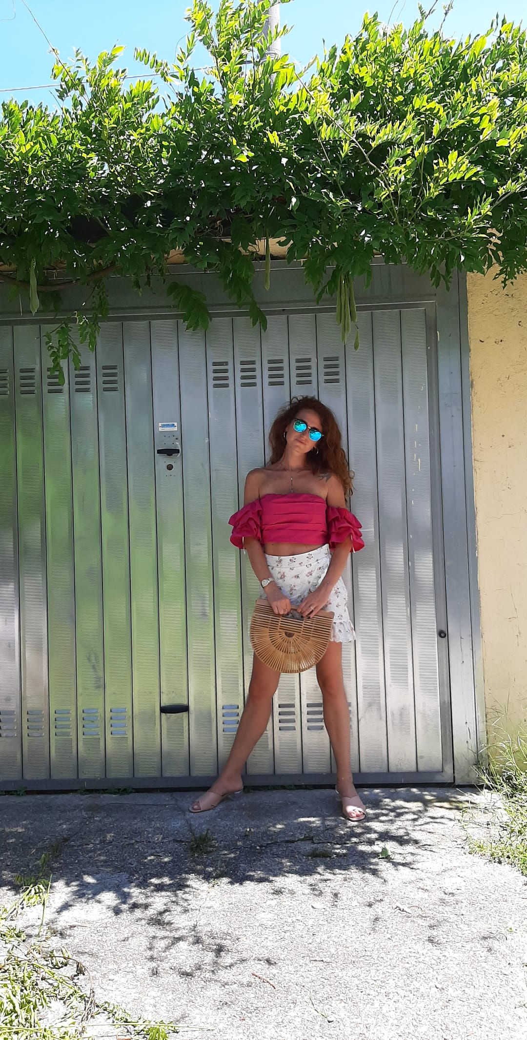 top fucsia taglia Unica