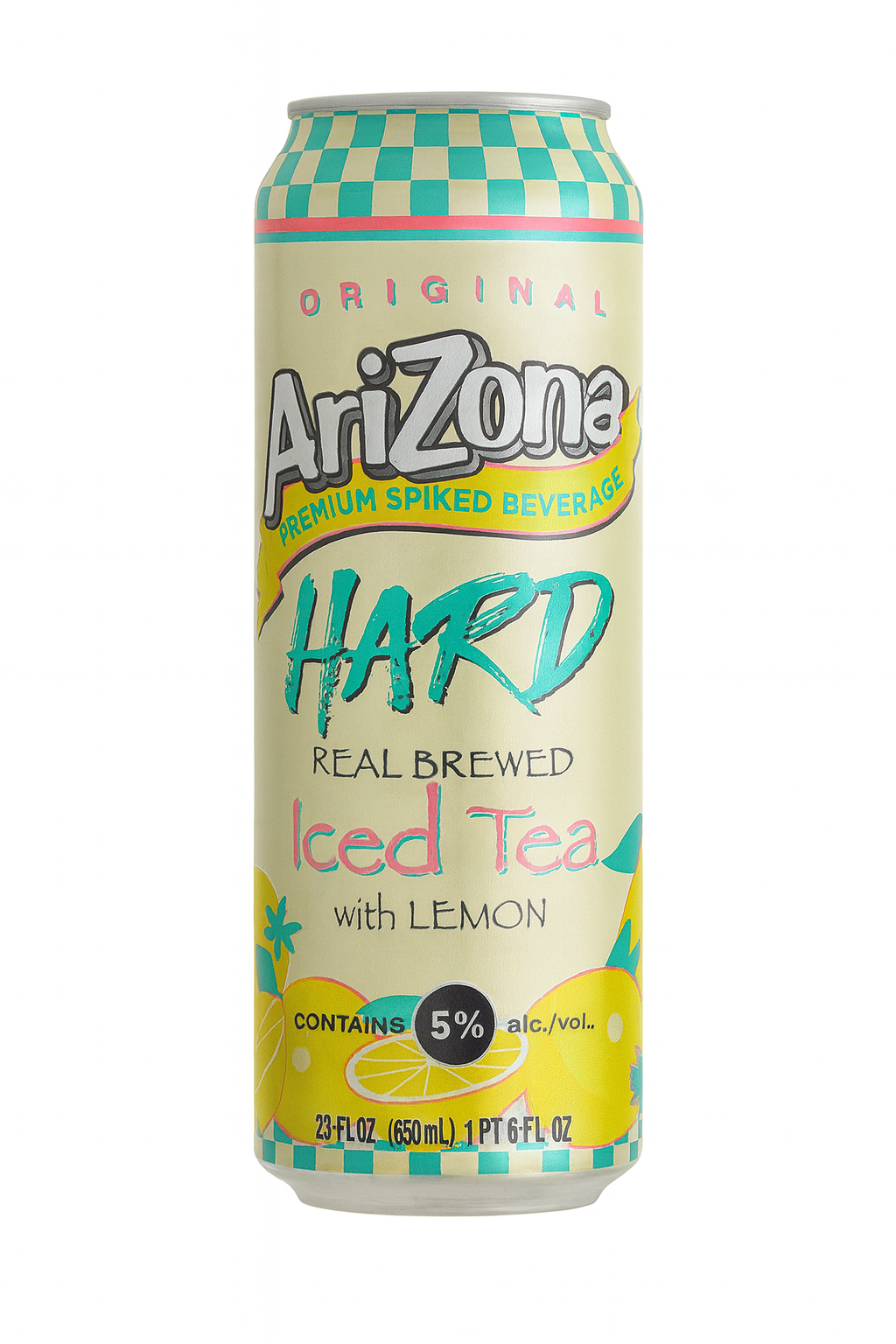 Arizona Hard Tea : Lemon Tea : Single 24oz Can Single : (Single) 24oz