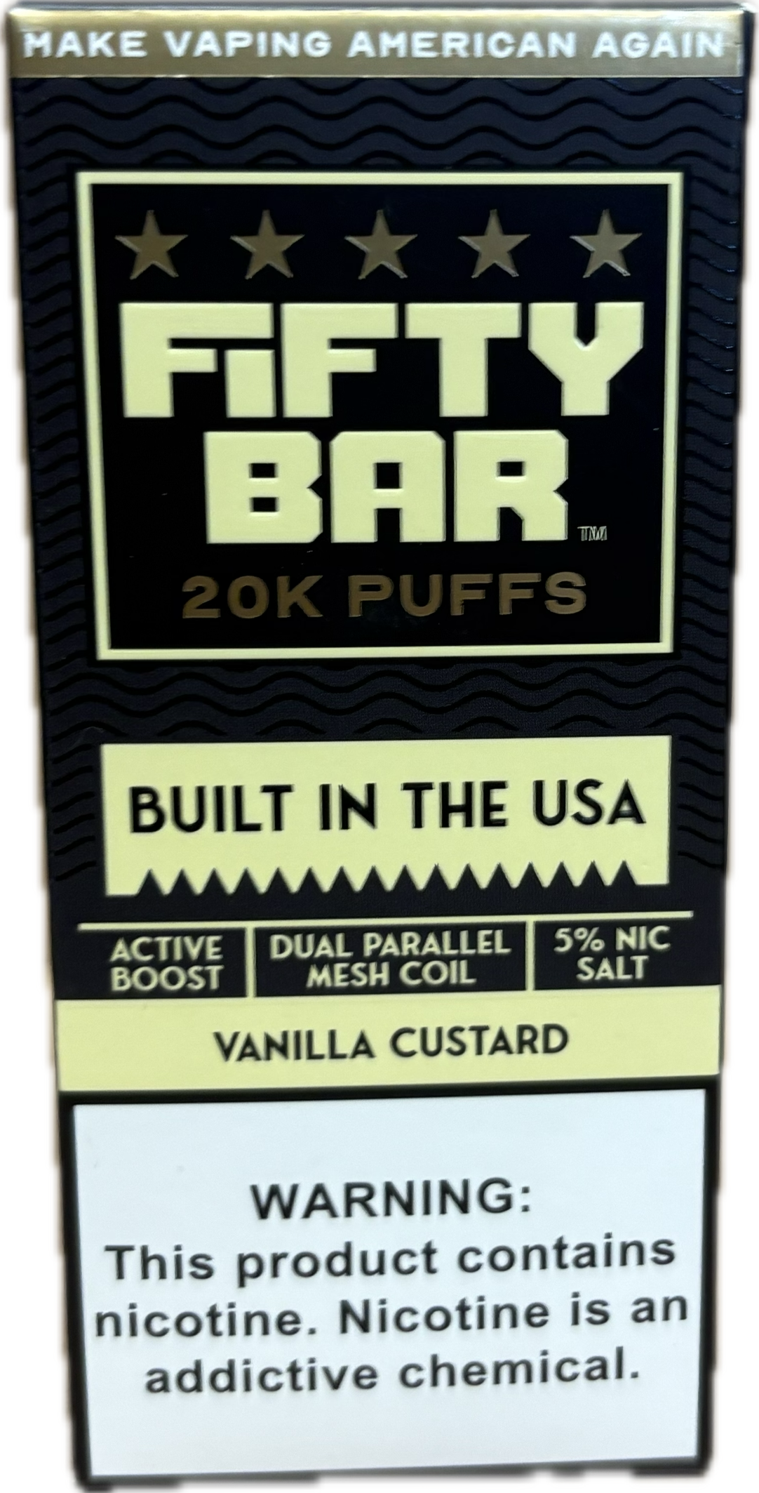 FiftyBar Vanilla Custard