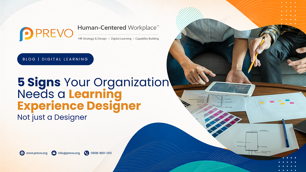 5 Signs Your Organization Needs a Learning Experience Designer, Not Just a Trainer