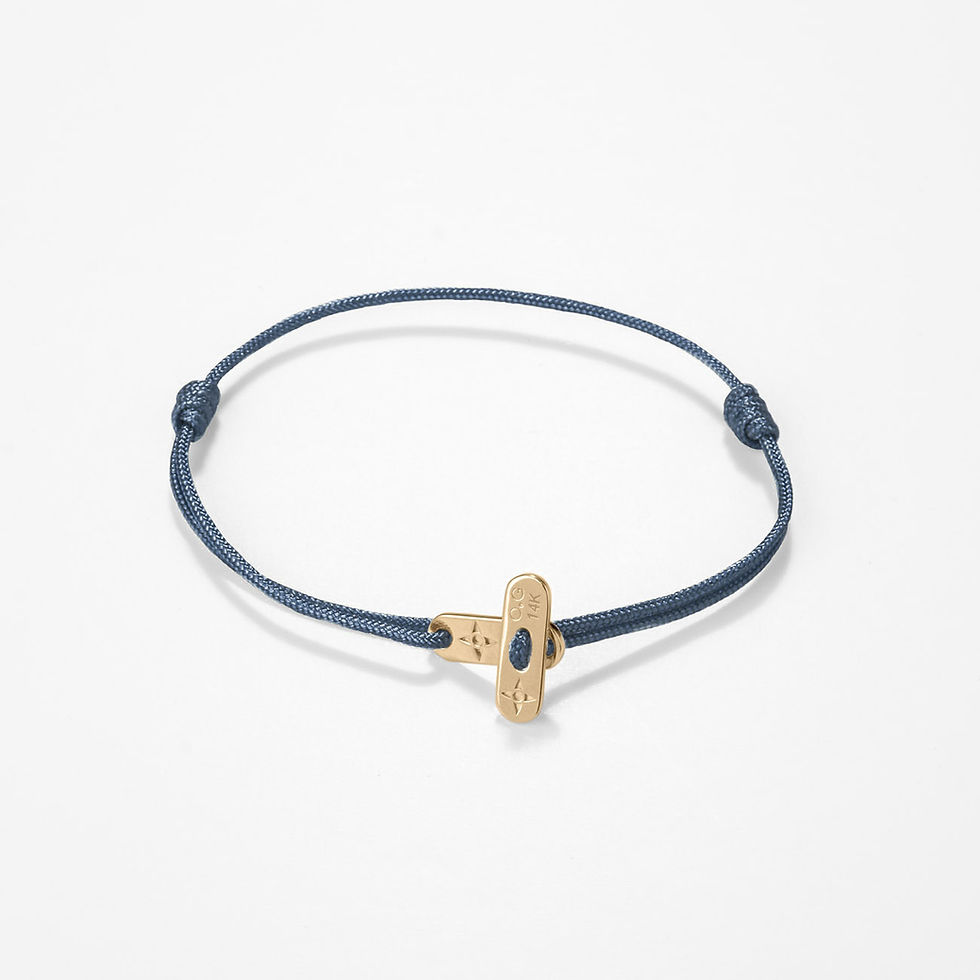 Thumbnail: Oskar Gydell - Plate Lock Bracelet - 14 ct gold