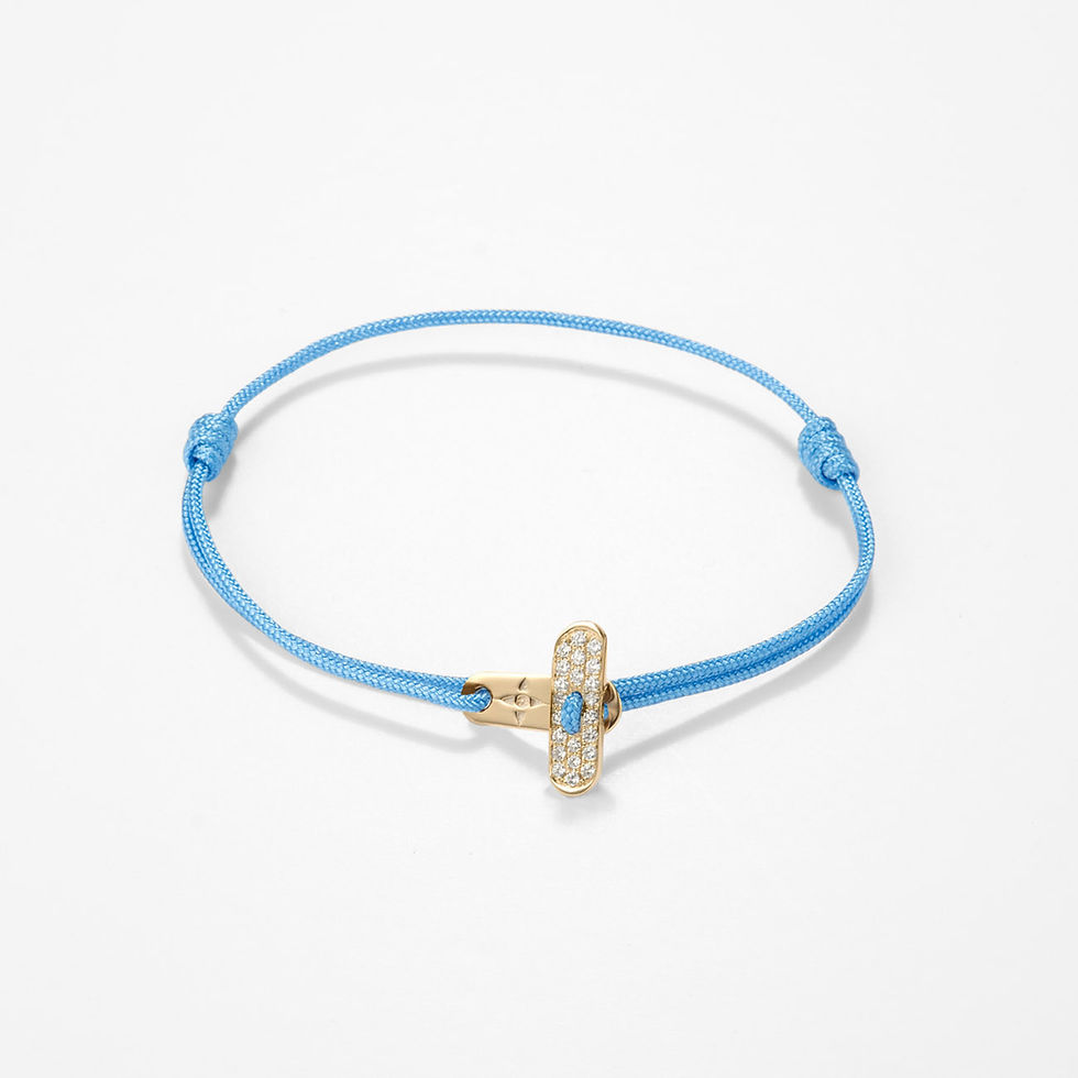 Thumbnail: Oskar Gydell - Plate Lock Bracelet - Diamond