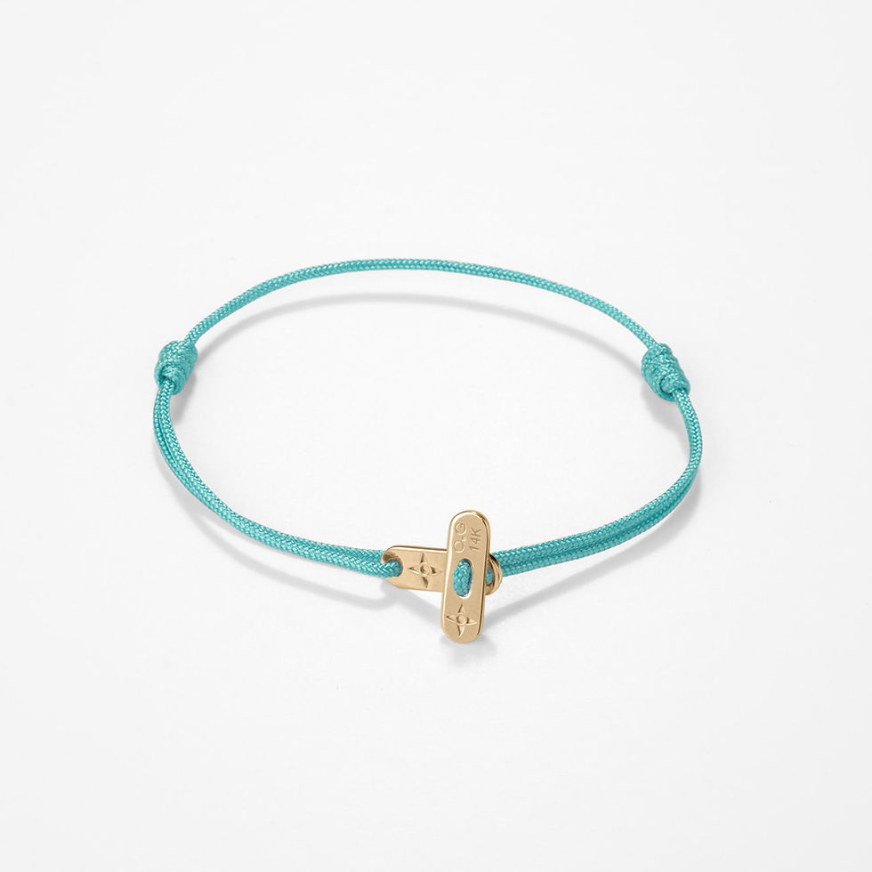 Thumbnail: Oskar Gydell - Plate Lock Bracelet - 14 ct gold