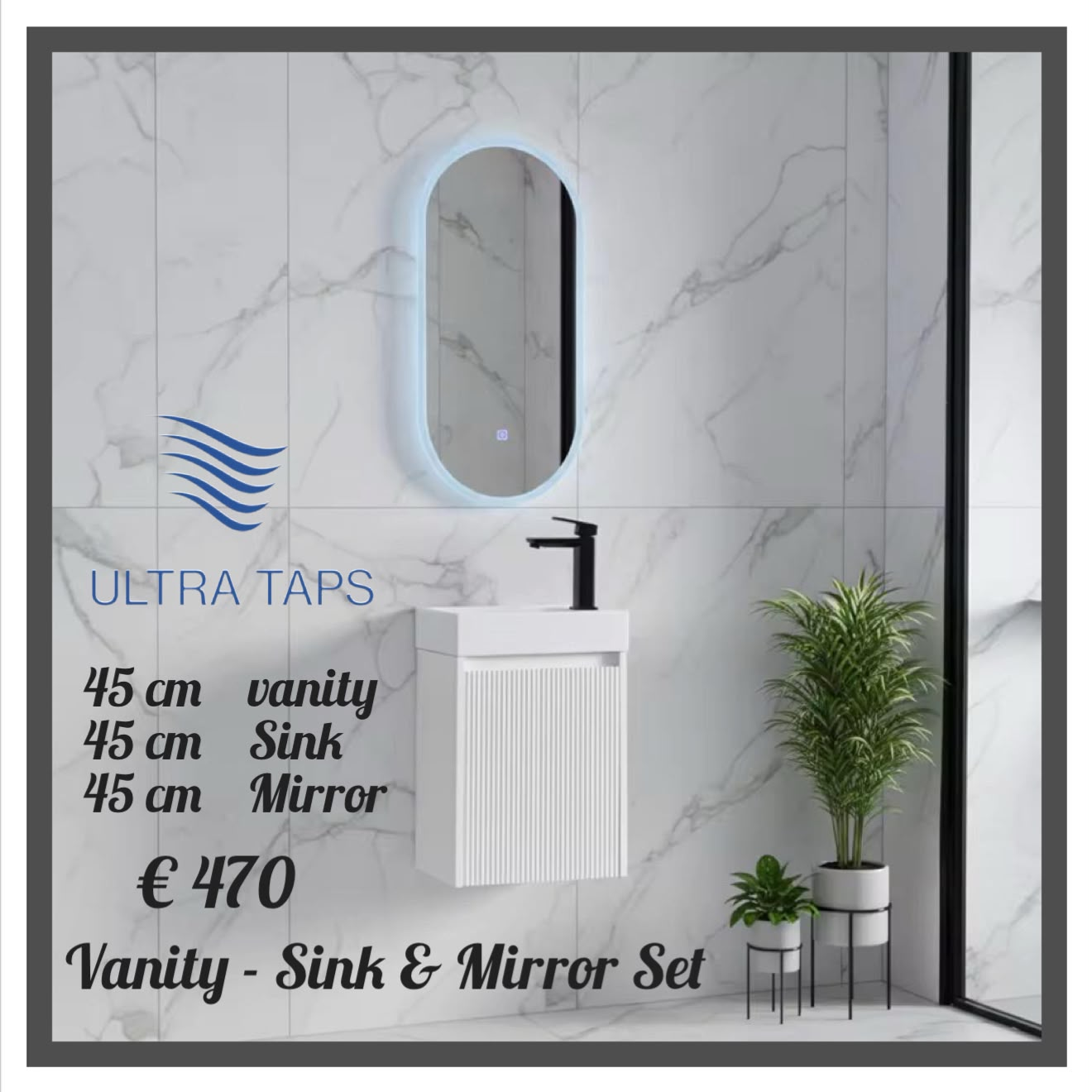 Vanity & Mirror - Set 14-1