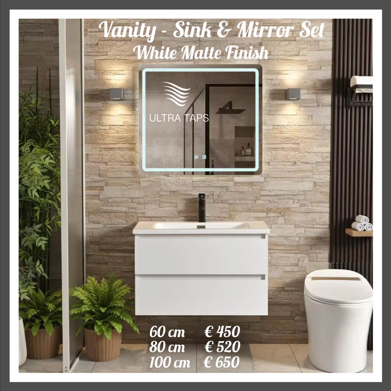 Vanity & Mirror - Set 7-1 UNF
