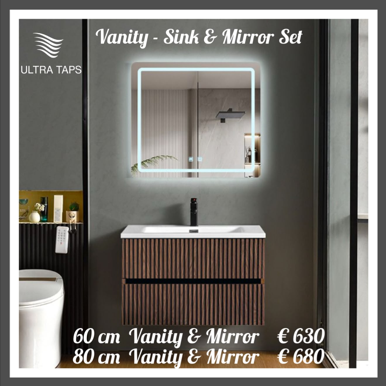 Vanity & Mirror - Set 11-3 UNF