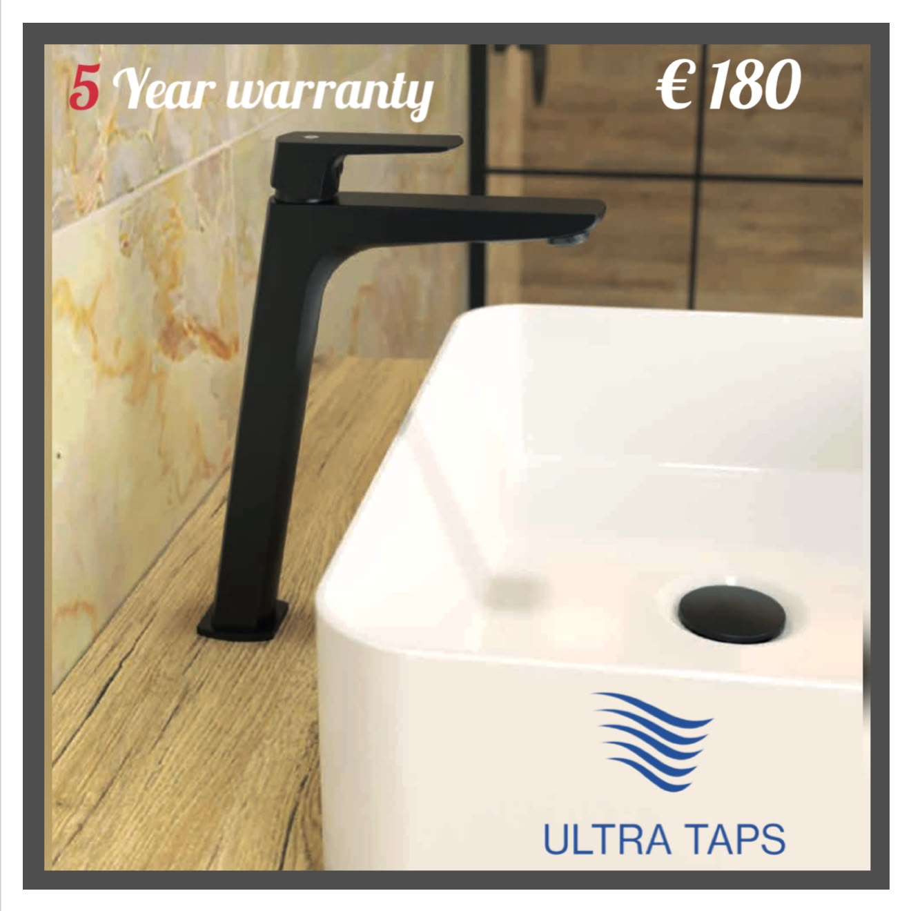 Basin Tall Tap - 7S (Type 4) - Black