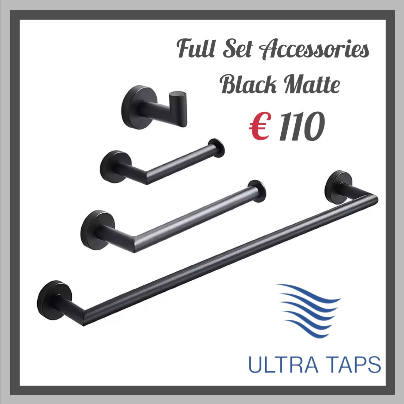 Accessories Round - 7R Set - Black