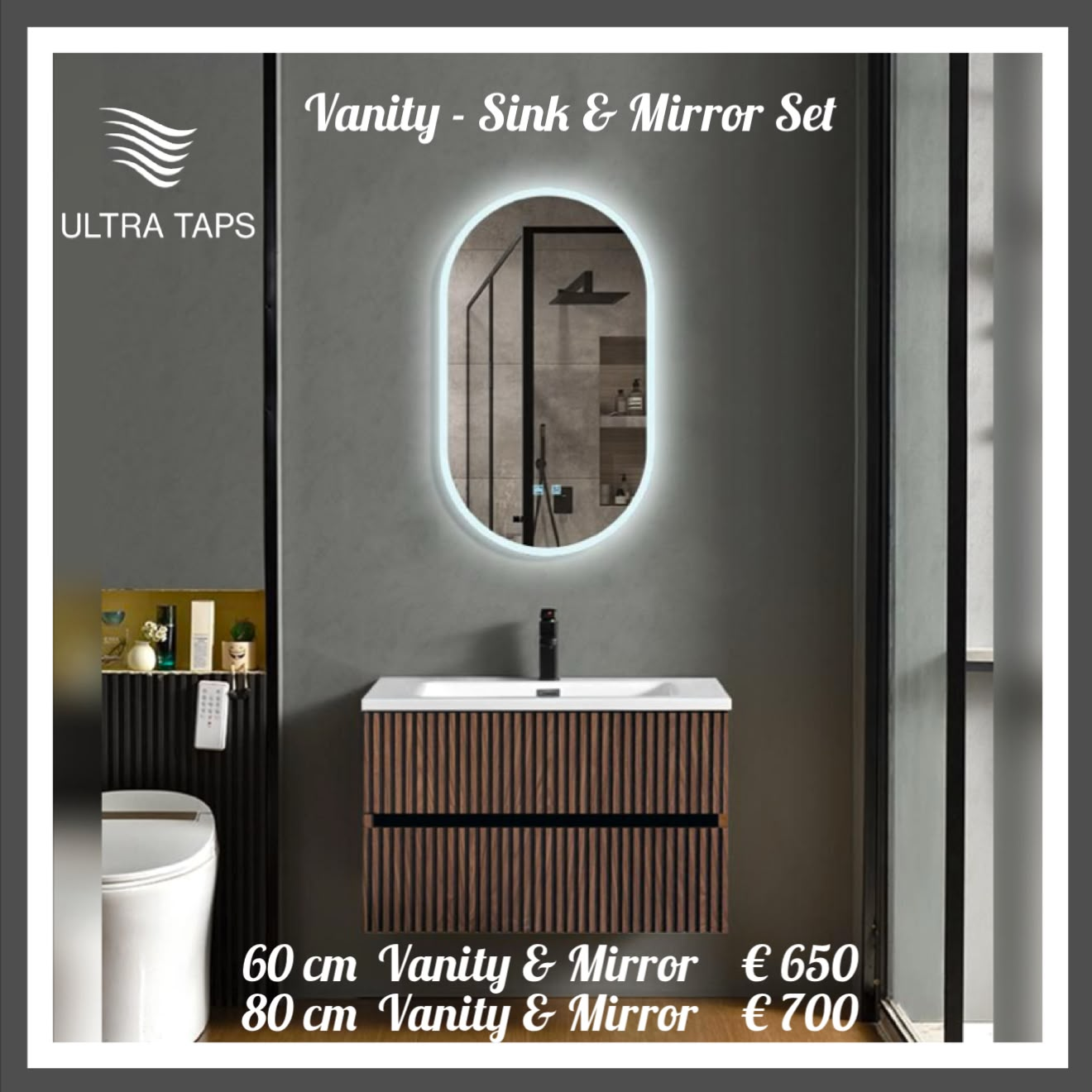 Vanity & Mirror - Set 11-1 UNF