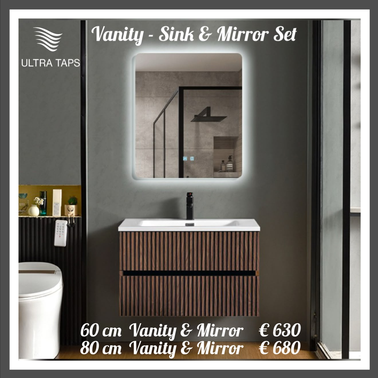 Vanity & Mirror - Set 11-2 UNF