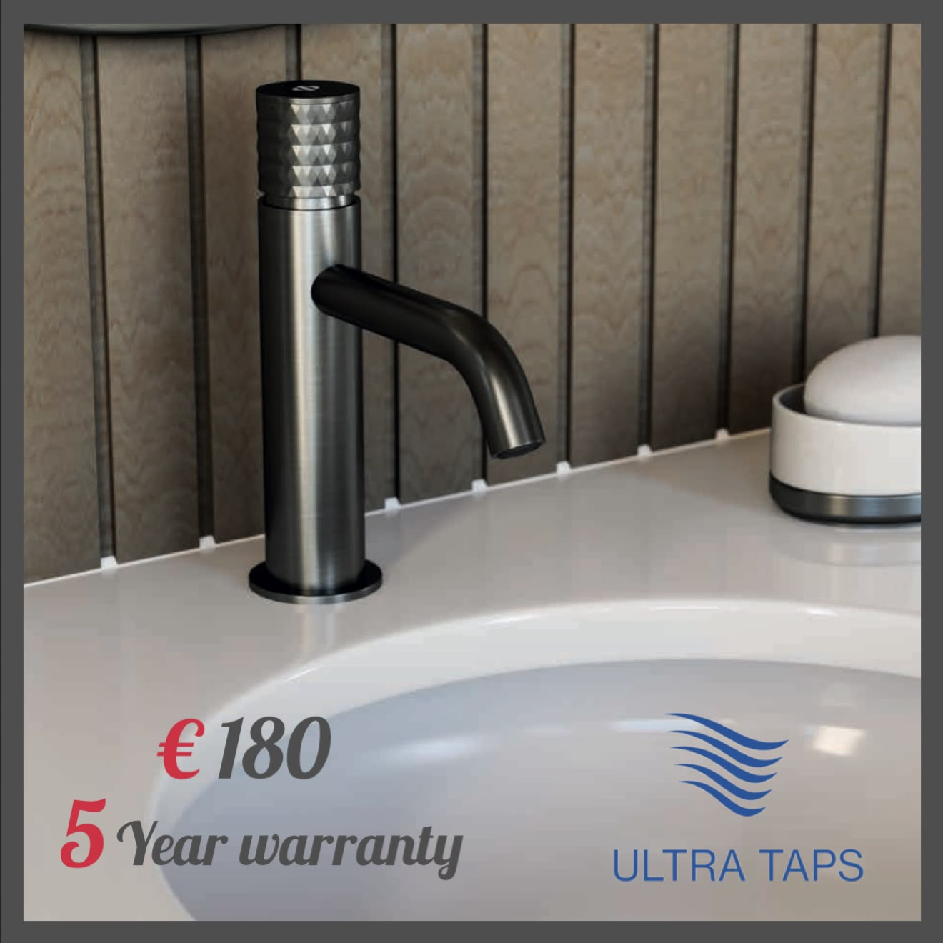 Basin Short Tap - 7RR - MB - Gun Metal