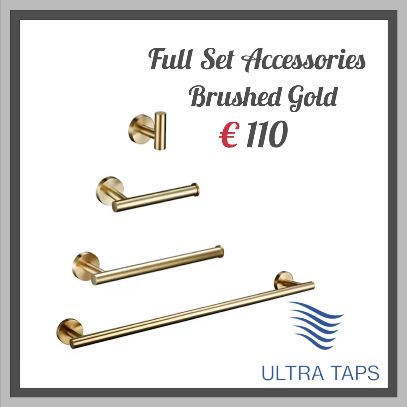 Accessories Round - 7R Set - Gold