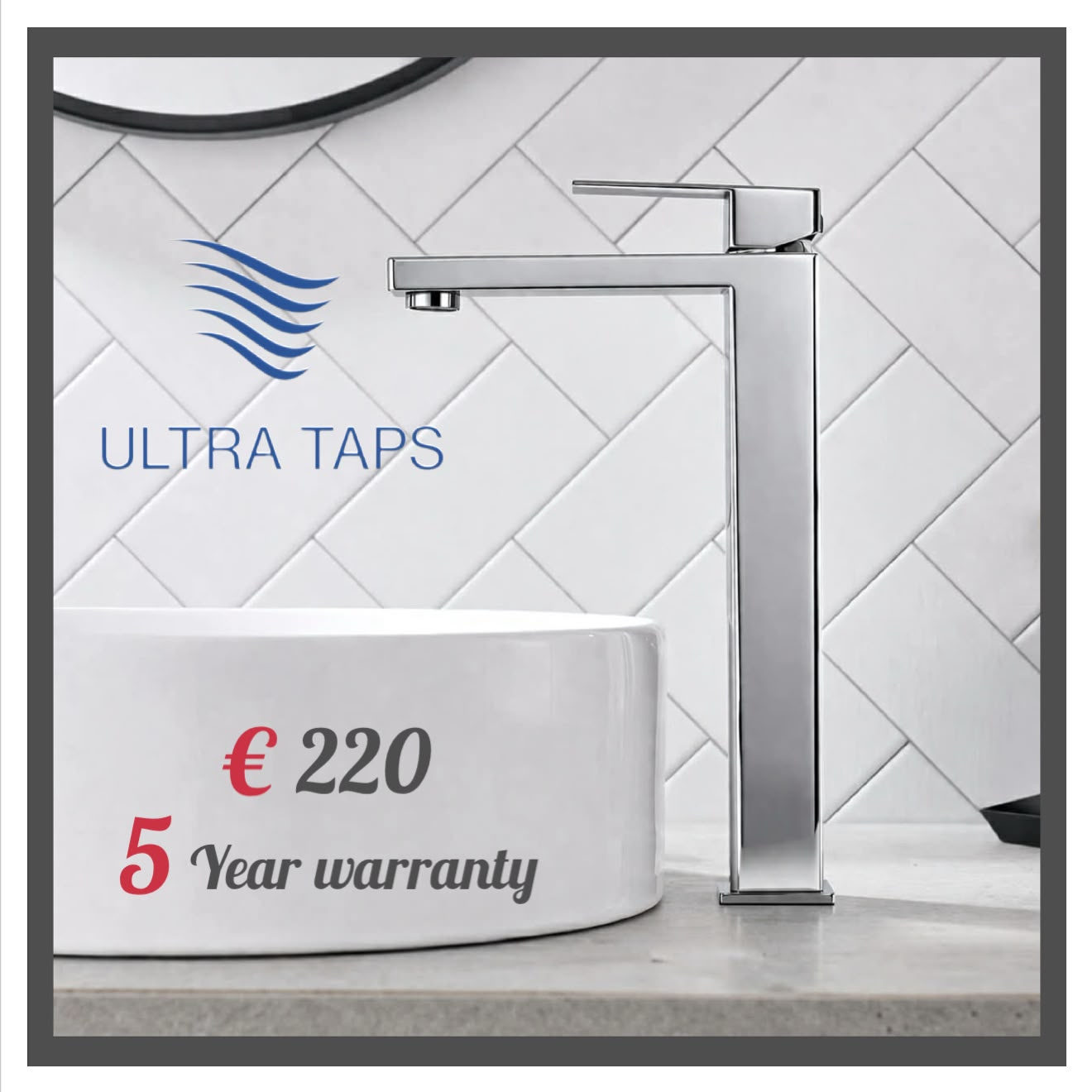 Basin Tall Tap - 7S (Type 3) - Chrome