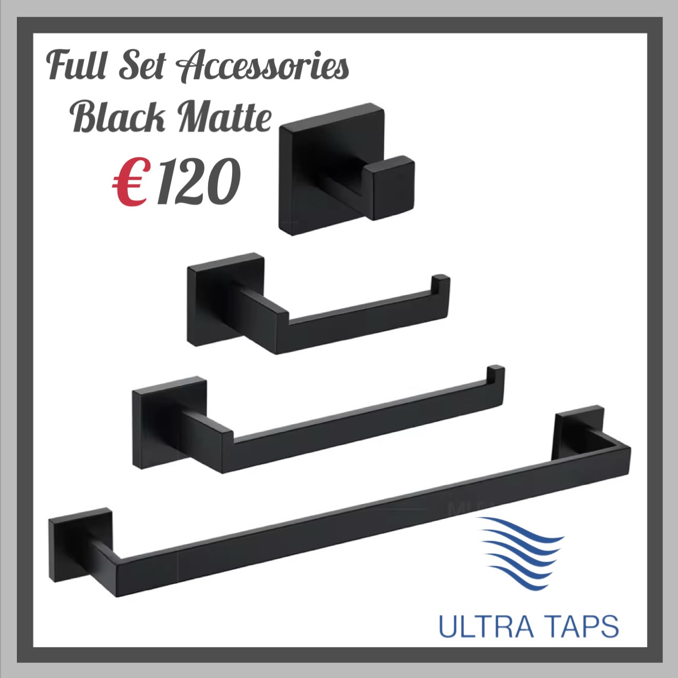 Accessories Square - 7S Set - Black
