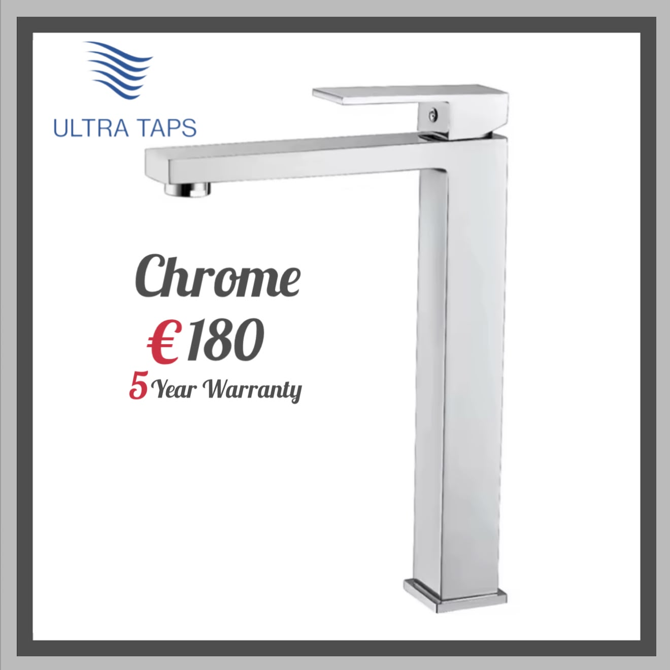 Basin Tall Tap - 7S (Type 1) - Chrome