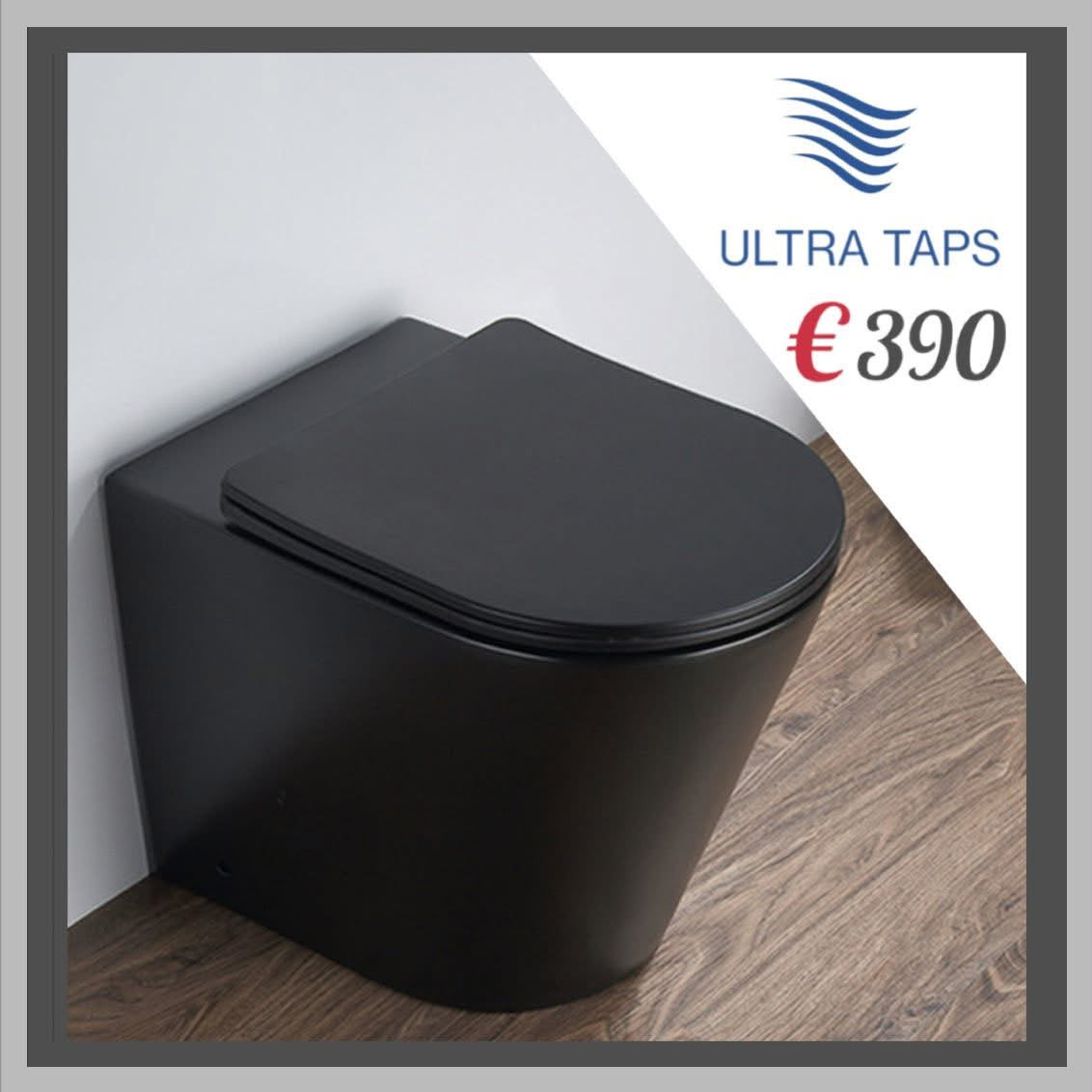 Toilet - Back To Wall - 7R - Black