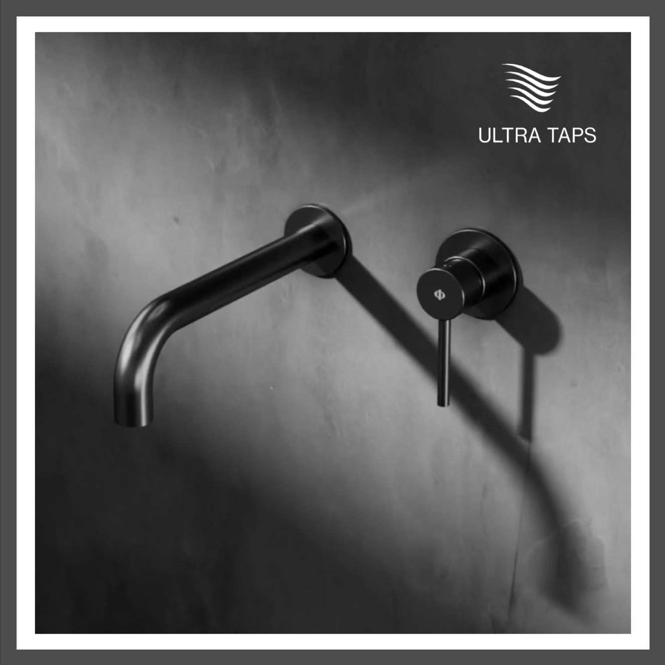 Bathroom Basin Tap (Concealed) - Gun Metal