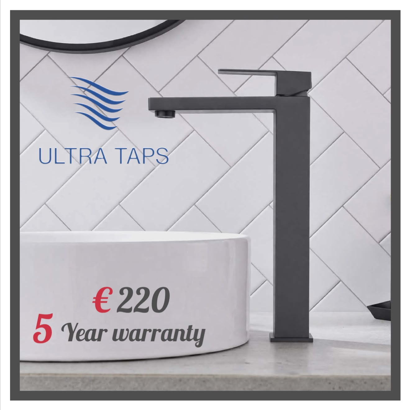 Basin Tall Tap - 7S (Type 3) - Gun Metal