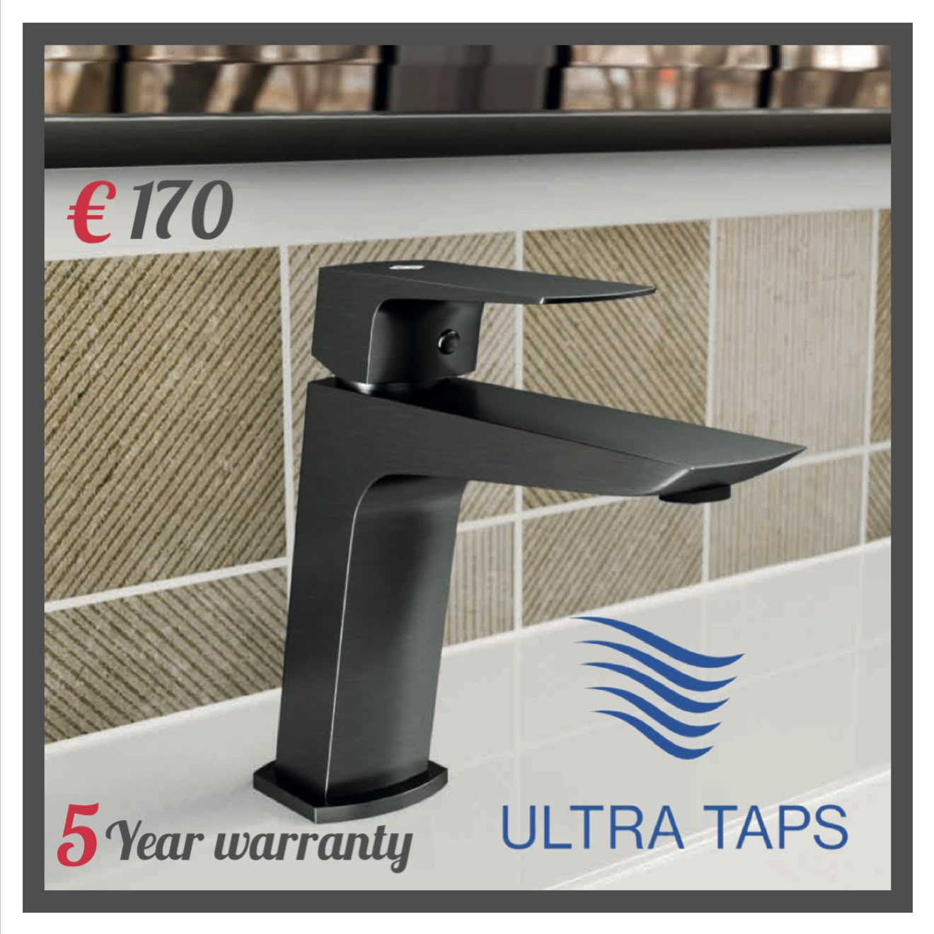 Basin Short Tap - 7S (Type 2) - Gun Metal