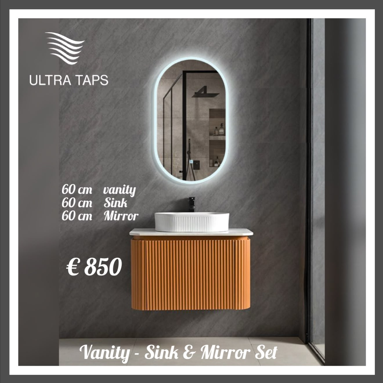 Vanity & Mirror - Set 2-3