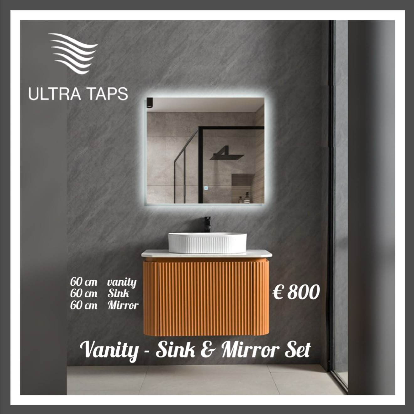 Vanity & Mirror - Set 2-2