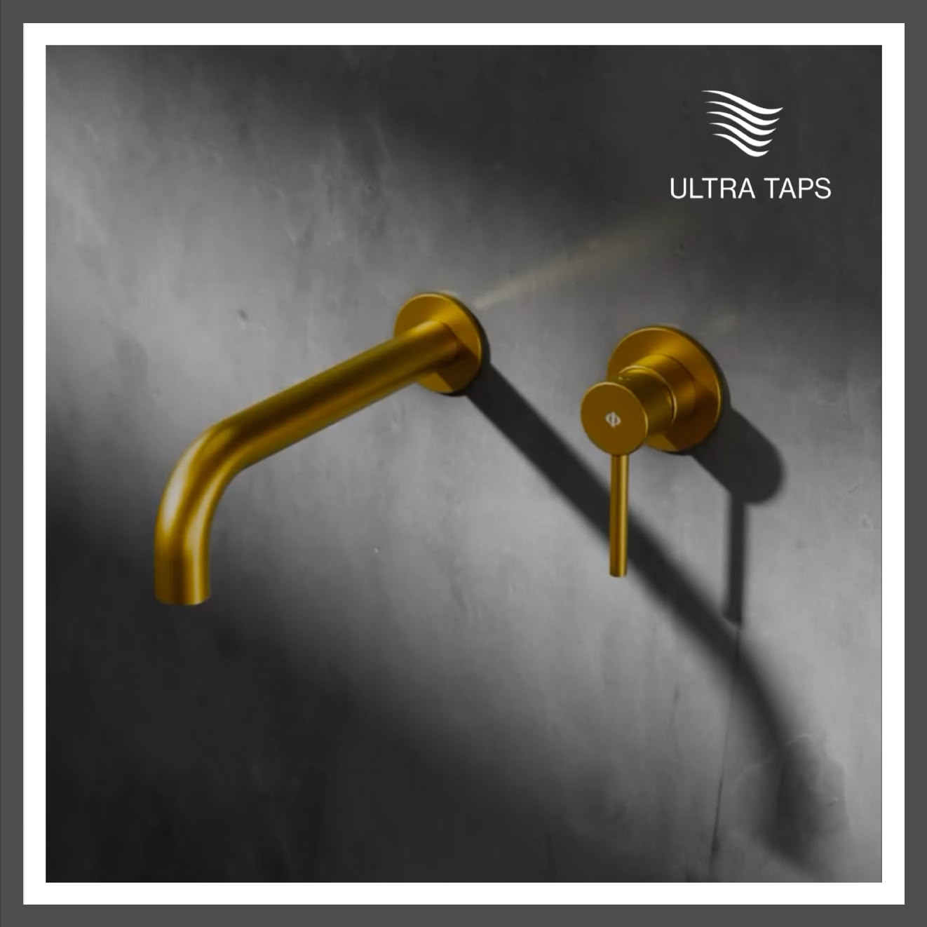 Bathroom Basin Tap (Concealed) - Gold