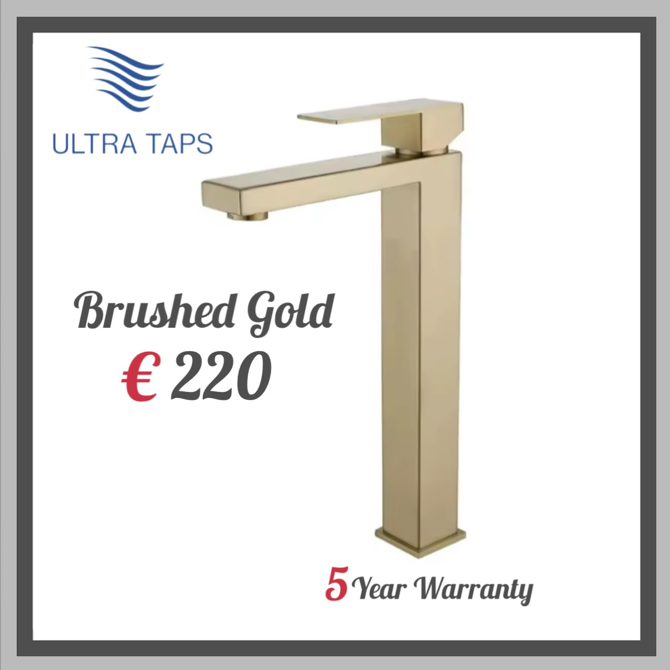 Basin Tall Tap - 7S (Type 1) - Black