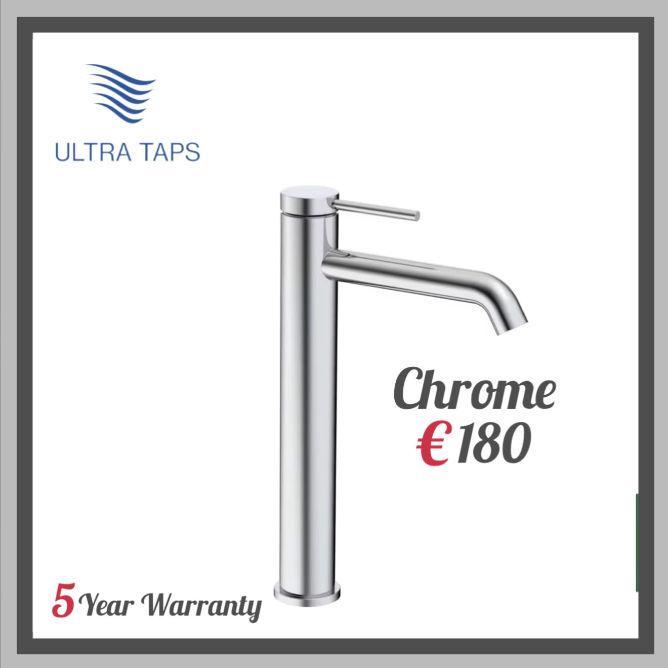 Basin Tall Tap - 7R (Type 2) - Chrome
