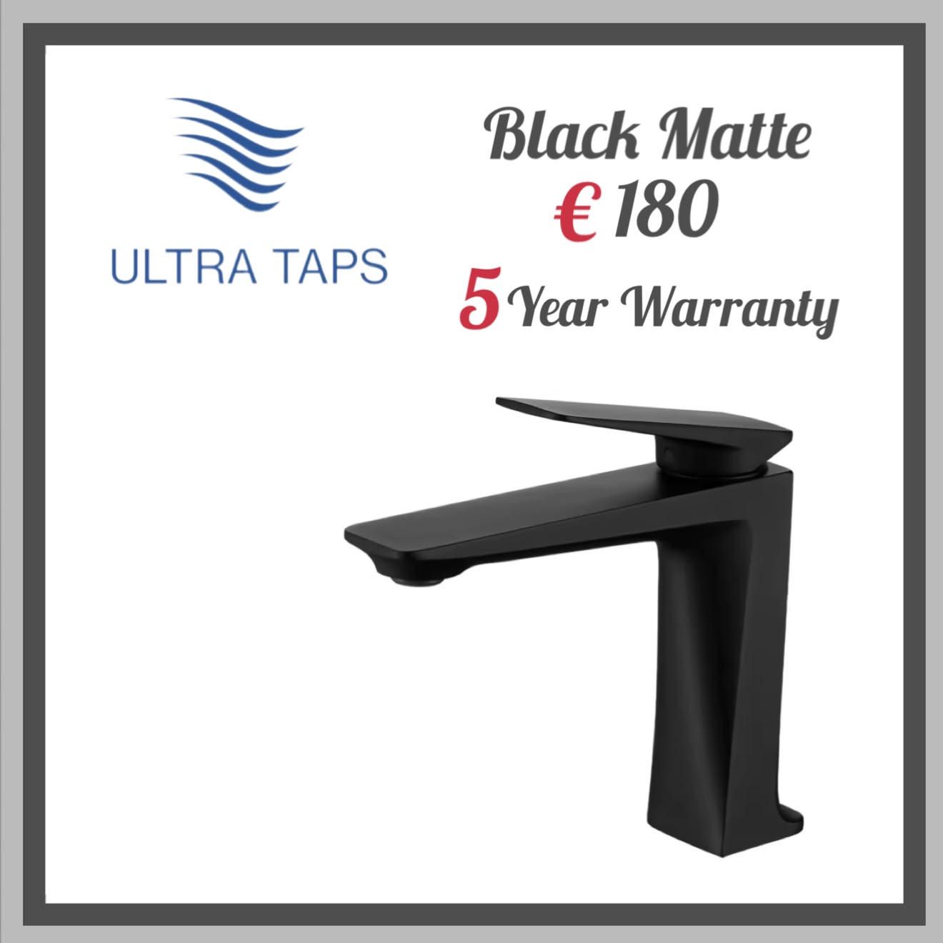 Basin Short Tap - 7S (Type 1) - Black