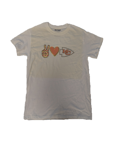 Peace, Love, Chiefs T-Shirt