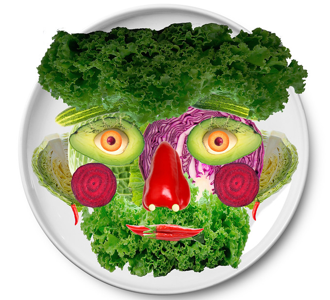 VEGGIE FACE CONCEPT