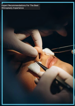 Expert Recommendations For The Best Rhinoplasty Experience