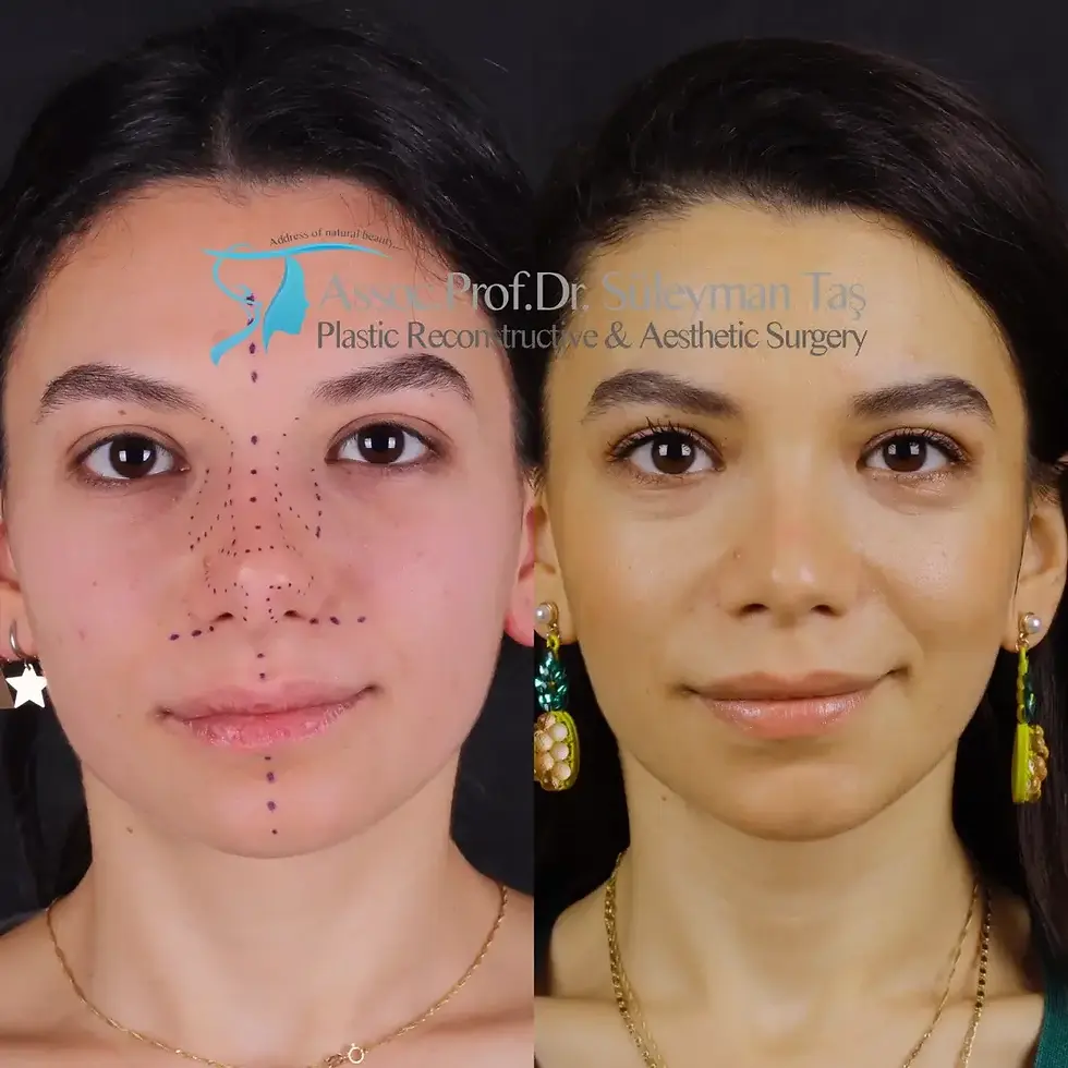 revision rhinoplasty before and after