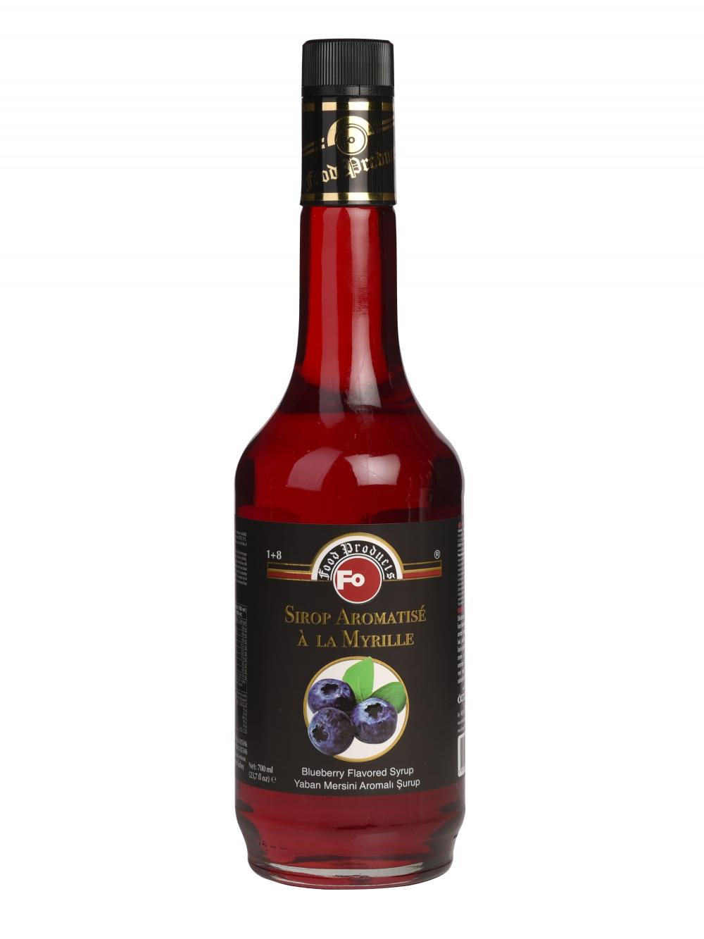 Yaban Mersini Aromalı Kokteyl Şurubu