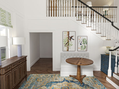 hallway 3d render