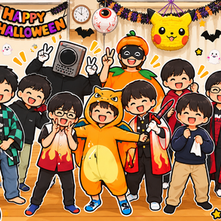 笑顔あふれるハロウィンパーティー ピニャータとスタンプラリーで大盛り上がり