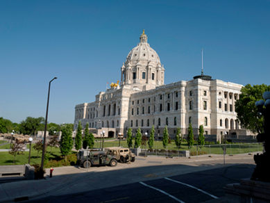 Minnesota National Guard Protect Capitol